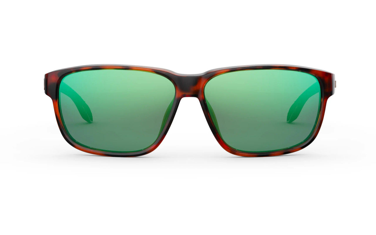 Rheos Edgewater Floating Polarized Sunglasses – Tortoise/Emerald