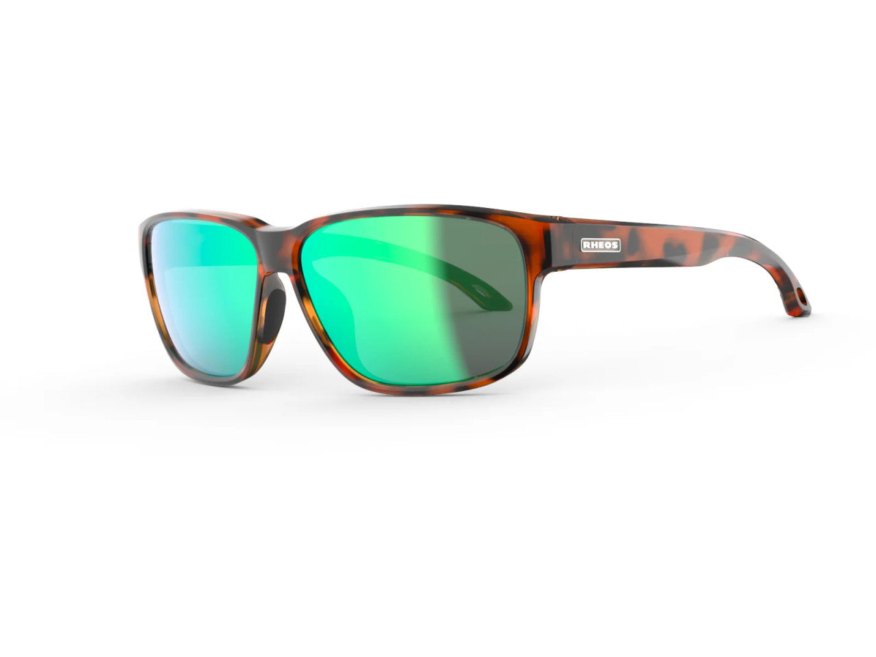 Rheos Edgewater Floating Polarized Sunglasses – Tortoise/Emerald