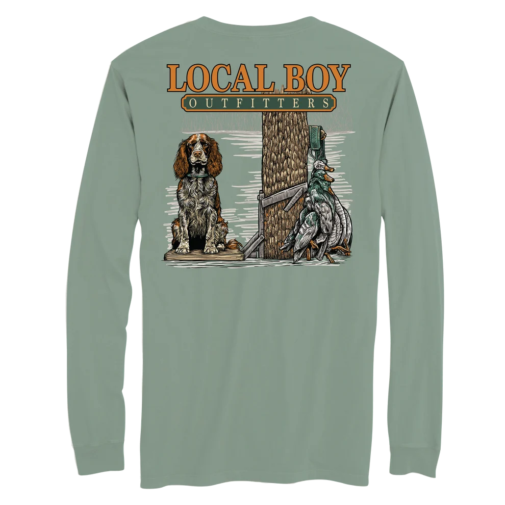 Local Boy Youth Spaniel Stand Long Sleeve T-Shirt