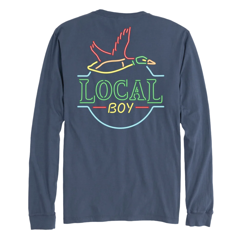 Local Boy Men's Neon Duck Latte Long Sleeve T-Shirt