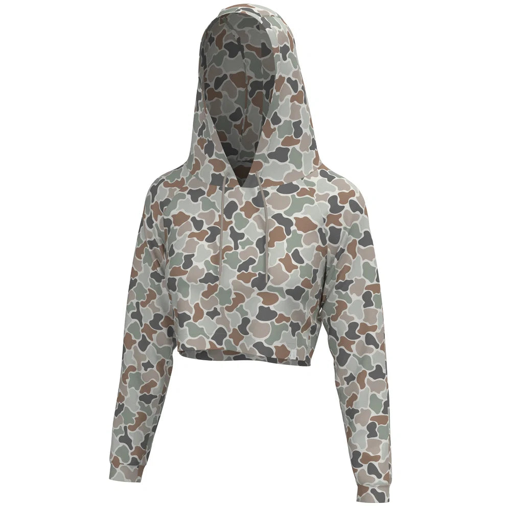 Local Girl Women's Velvet Fleece Cropped Hoodie