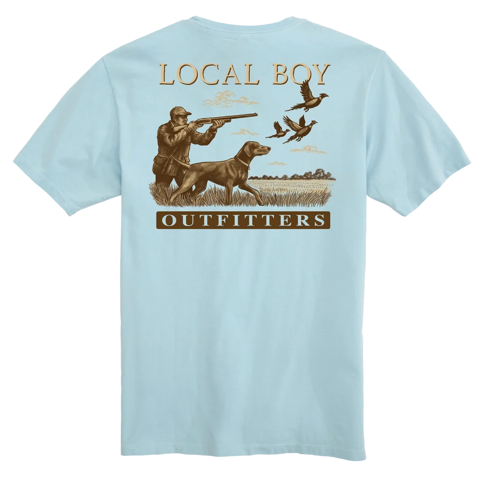 Local Boy Men's Wetland Hunt T-Shirt - Chambray