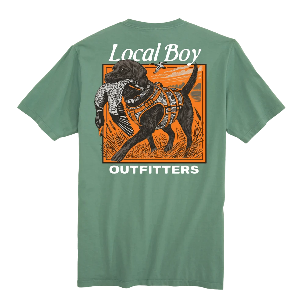 Local Boy Men's Safety Dog T-Shirt - Light Green