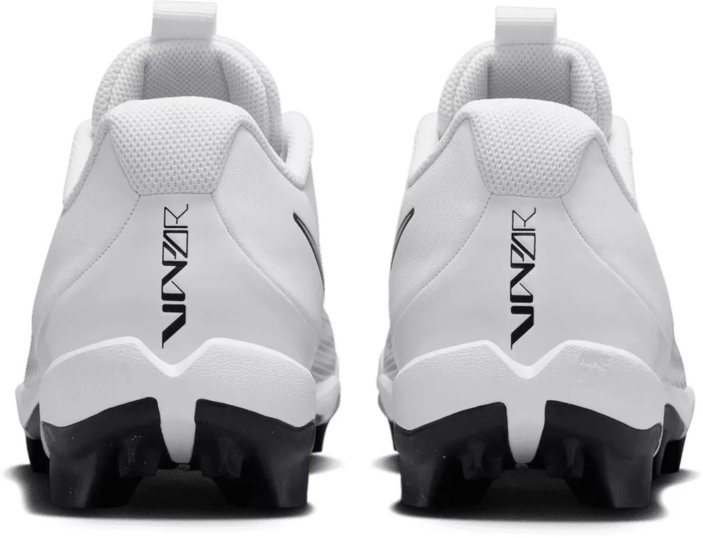 Nike Vapor Shark 3 Football Cleats - White/Metallic Silver-Wolf Grey