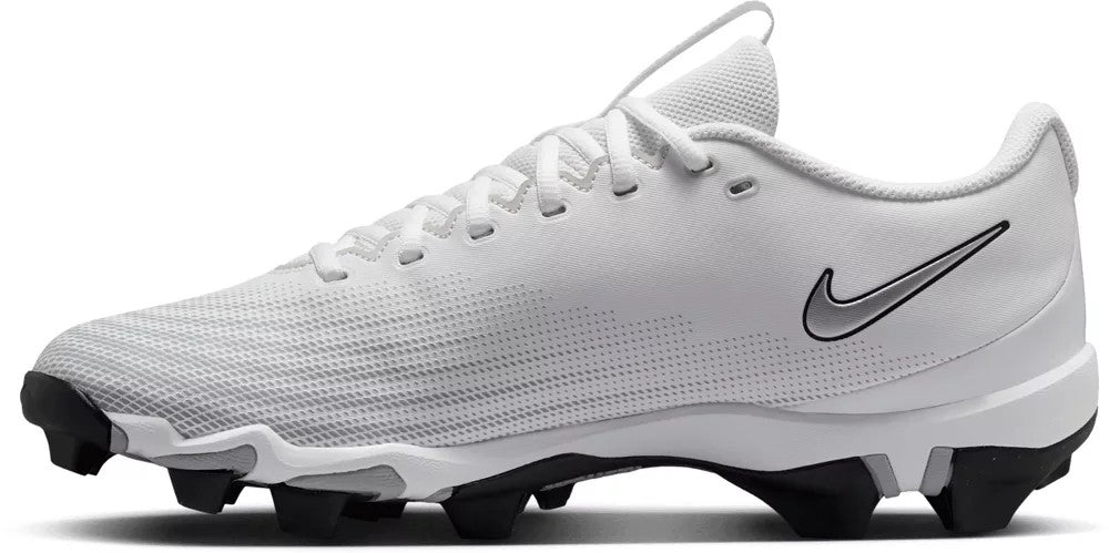 Nike Vapor Shark 3 Football Cleats - White/Metallic Silver-Wolf Grey