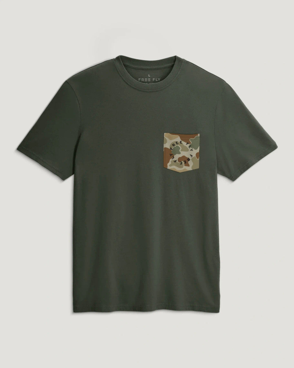 Free Fly Men's Target Species Pocket Tee - Dark Forest