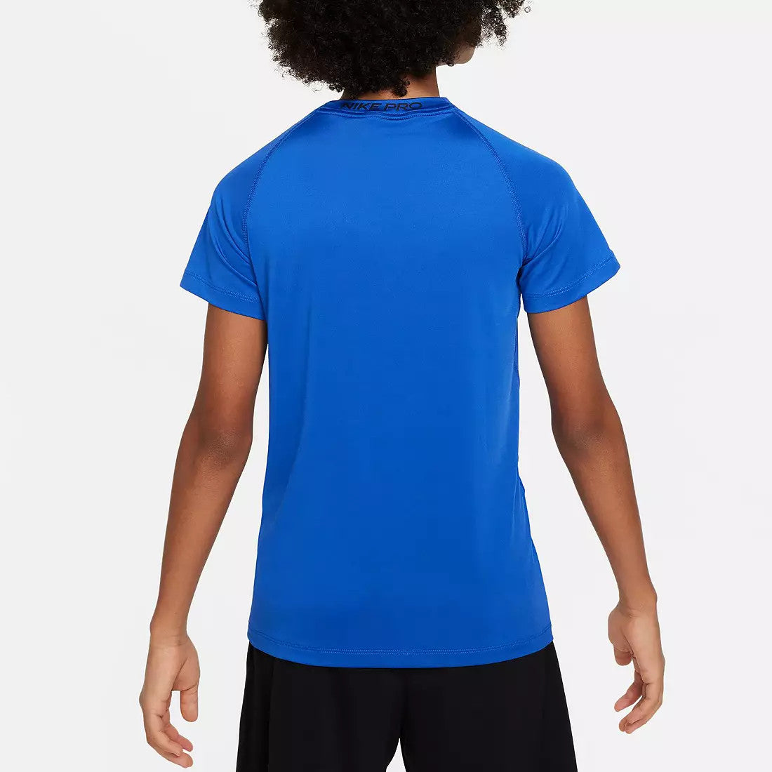 Nike Pro Big Kids Dri-FIT Short Sleeve Top - Royal/Black