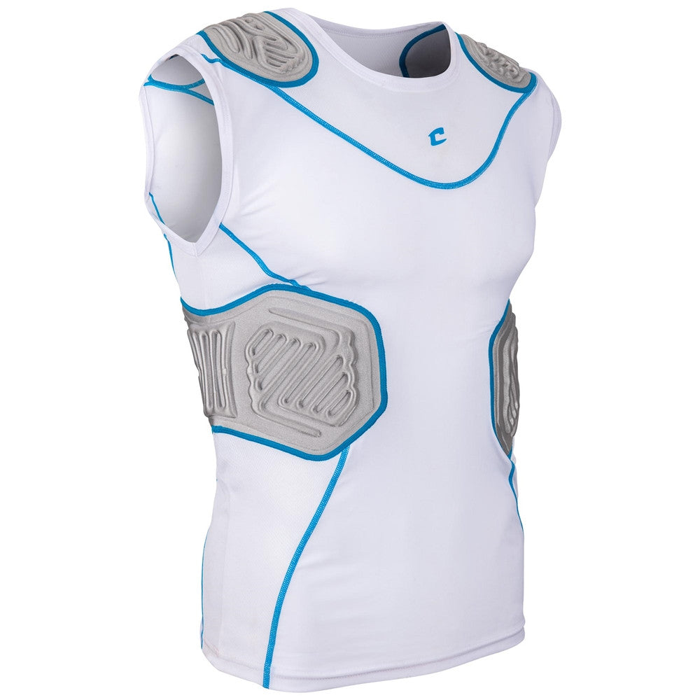 Champro Bull Rush Compression Shirt - White
