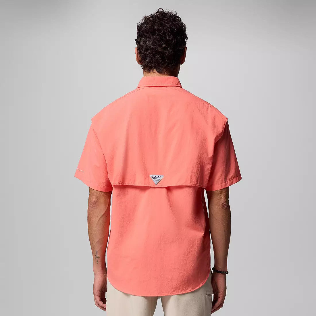 Columbia Men’s PFG Bahama II Short Sleeve Shirt - Melonade