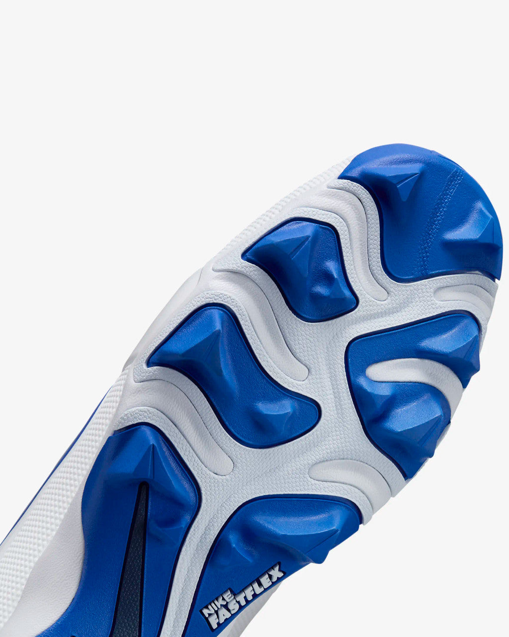 Nike Force Trout 9 Keystone Baseball Cleats - White/Midnight Navy/Football Grey/Hyper Royal
