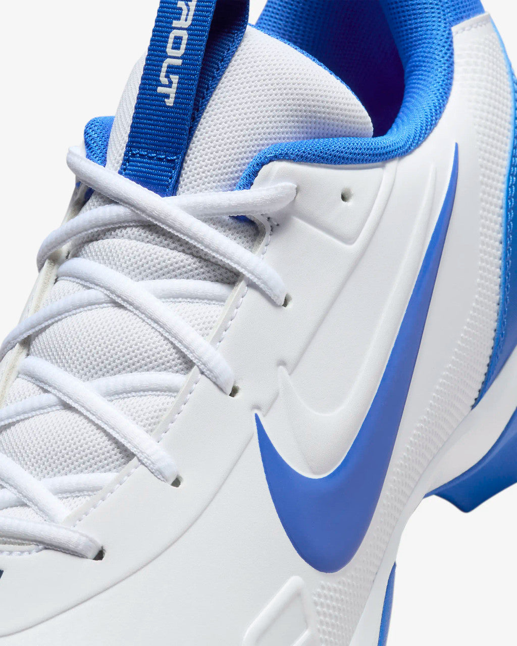 Nike Force Trout 9 Keystone Baseball Cleats - White/Midnight Navy/Football Grey/Hyper Royal