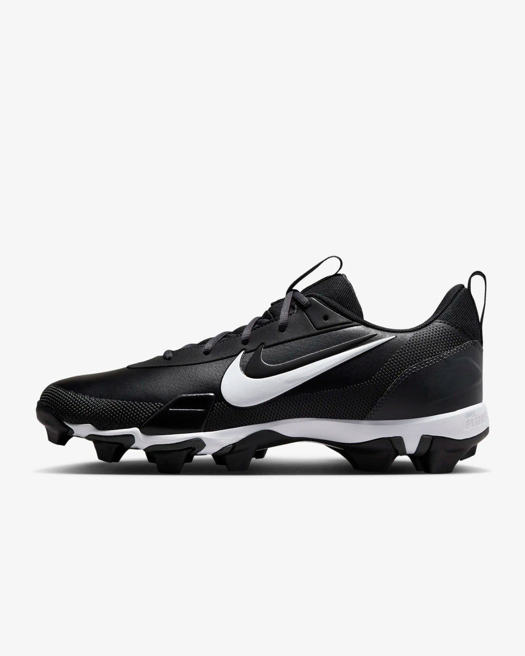 Nike Force Trout 9 Keystone Baseball Cleats - Black/Anthracite/White/Metallic Silver