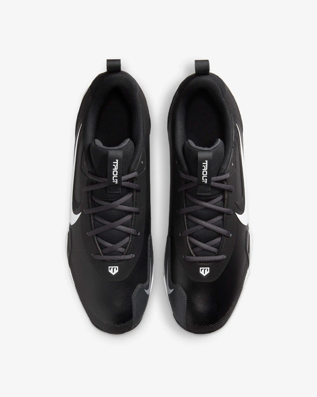 Nike Force Trout 9 Keystone Baseball Cleats - Black/Anthracite/White/Metallic Silver