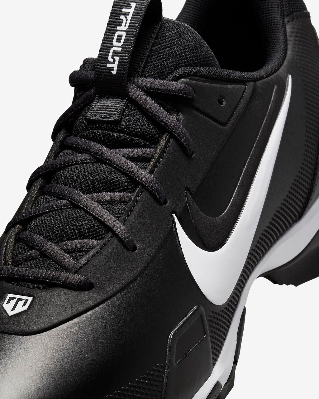 Nike Force Trout 9 Keystone Baseball Cleats - Black/Anthracite/White/Metallic Silver