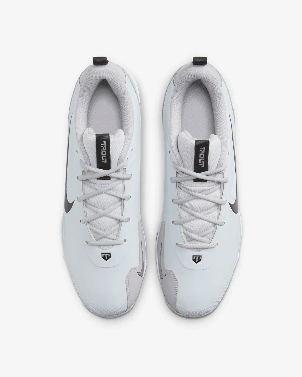 Nike Force Trout 9 Keystone Baseball Cleats - Pure Platinum/Wolf Grey/Black/White