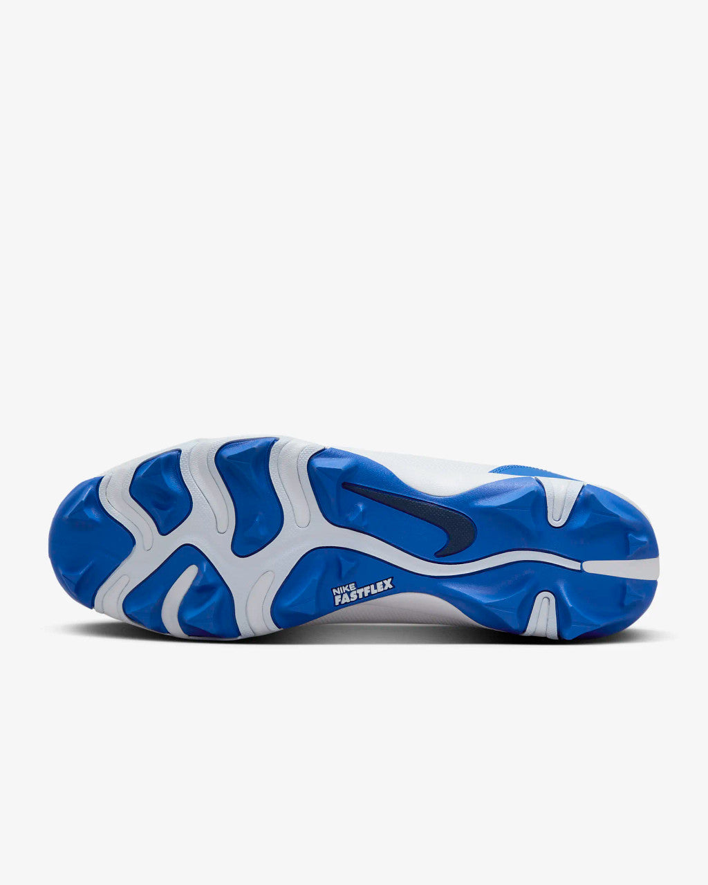 Nike Force Trout 9 Keystone Baseball Cleats - White/Midnight Navy/Football Grey/Hyper Royal