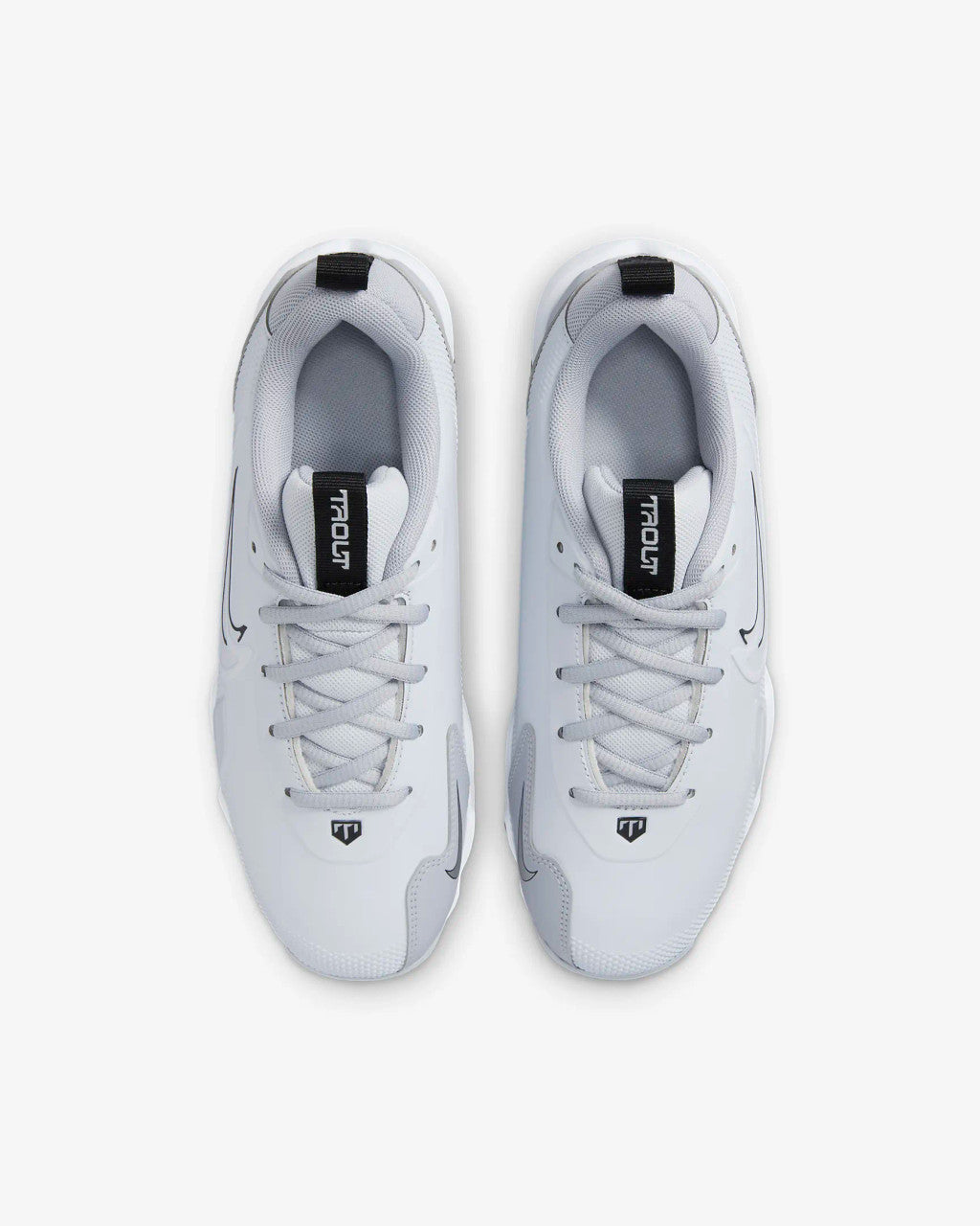 Nike Force Trout 9 Keystone Big Kids' Baseball Cleats - Pure Platinum/White/Wolf Grey/Black