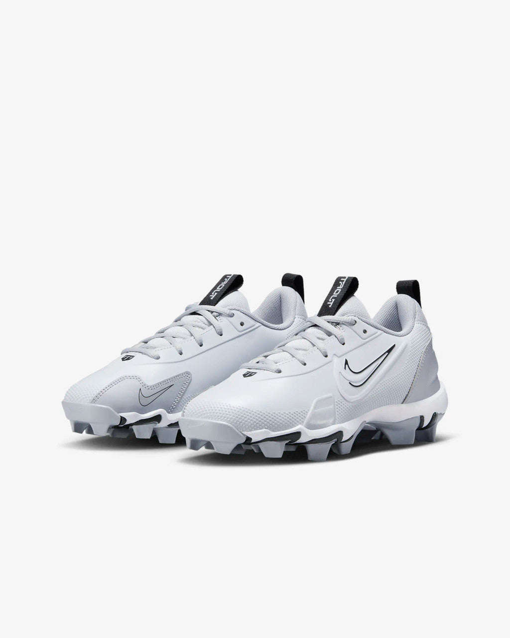 Nike Force Trout 9 Keystone Big Kids' Baseball Cleats - Pure Platinum/White/Wolf Grey/Black