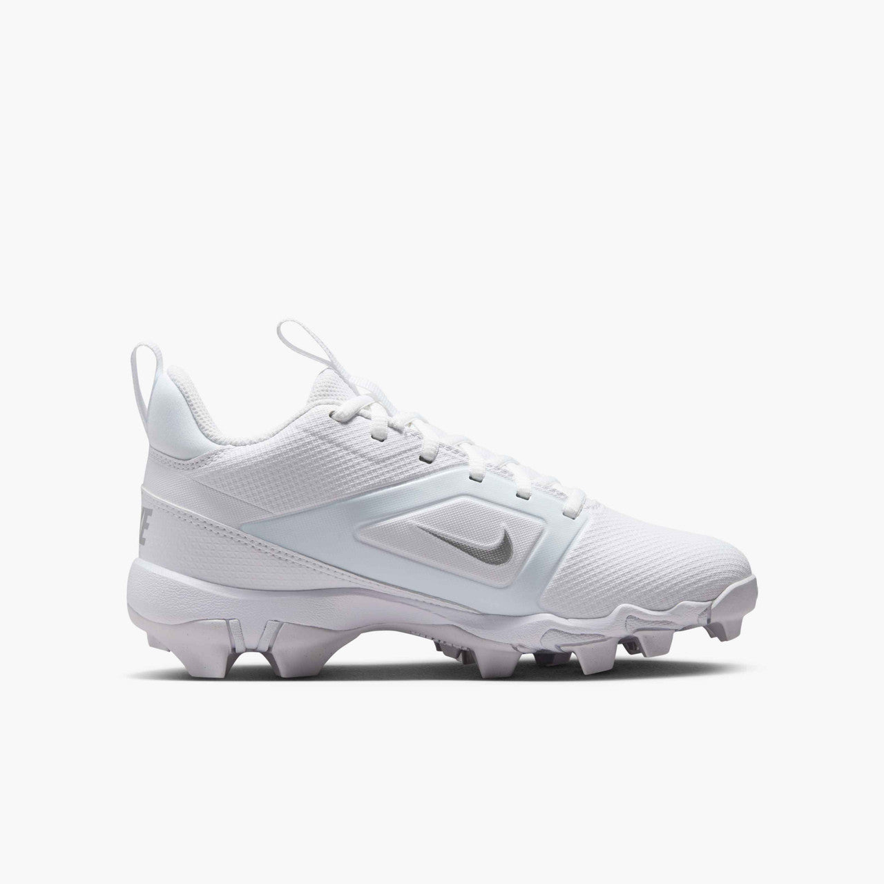 Nike Big Kids Alpha Menace 4 Shark Football Cleats - White/Metallic