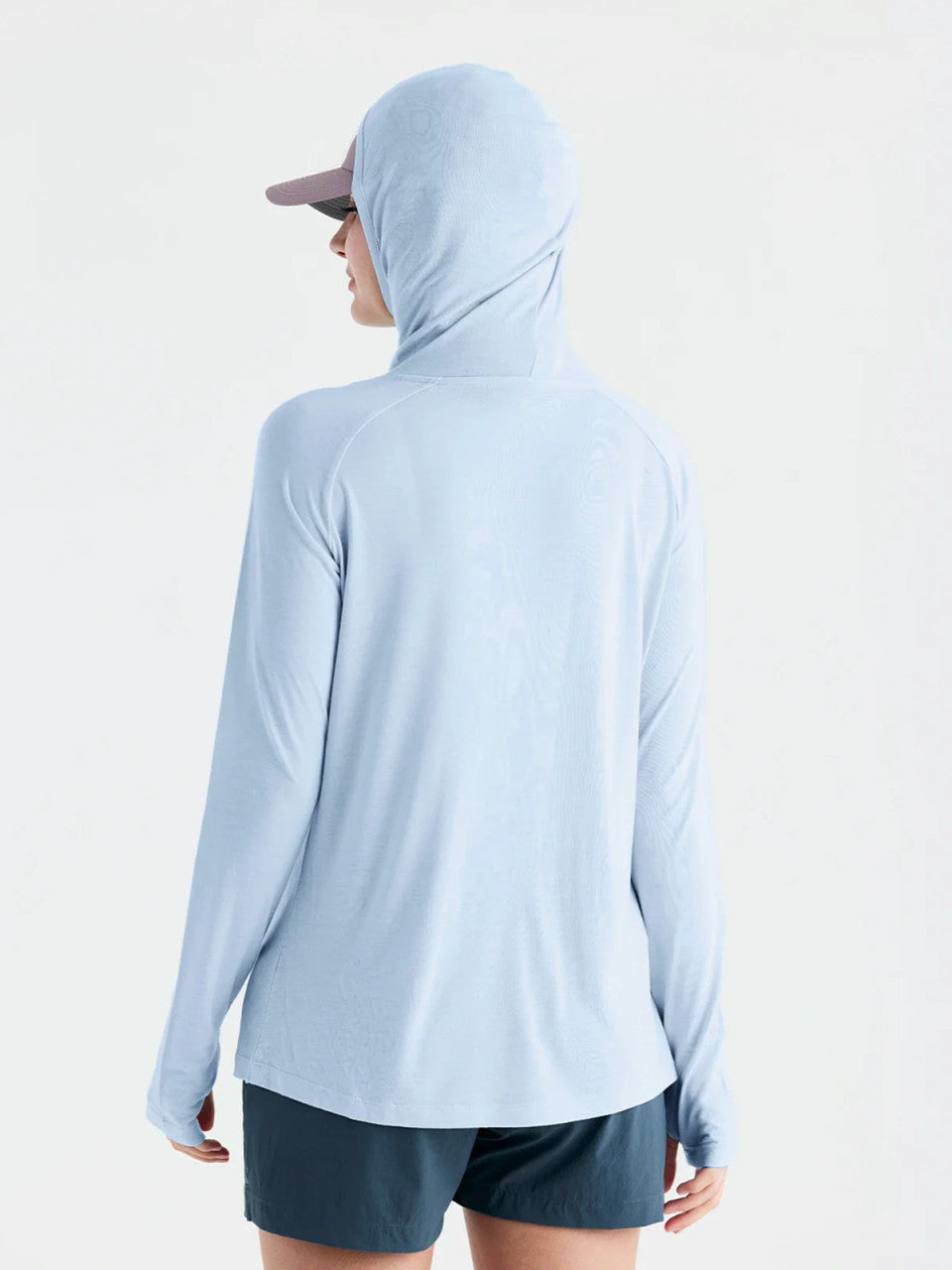 Free Fly Women's Bamboo Lightweight Hoodie II - Clear Sky