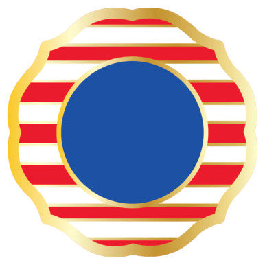Sophistiplate Party in the USA Salad Plate