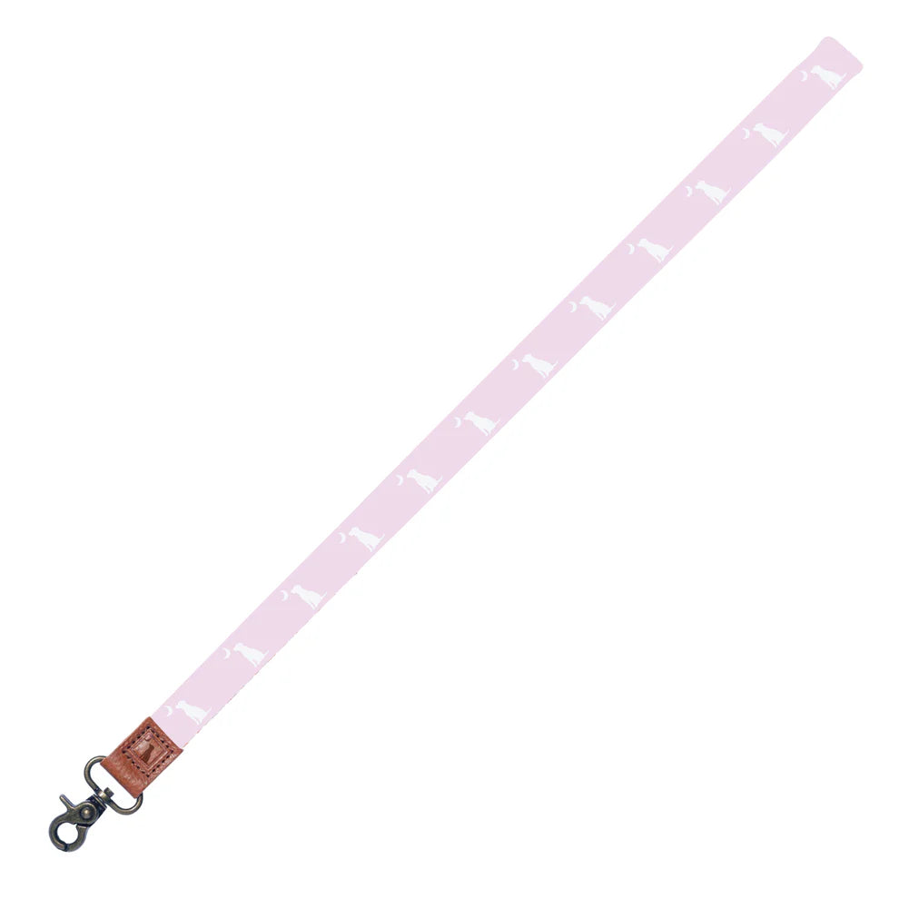 Local Girl Long Lanyard - Pink Dog & Moon