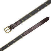 Local Boy Men's Mud Dog & Moon Ribbon Belt