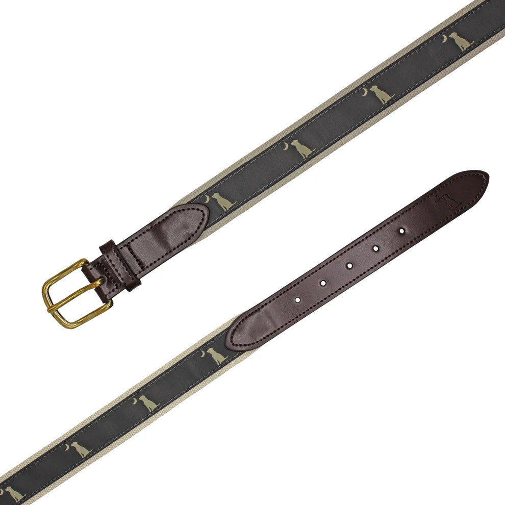 Local Boy Men's Mud Dog & Moon Ribbon Belt