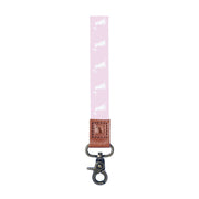 Local Girl Wrist Lanyard - Pink Dog & Moon
