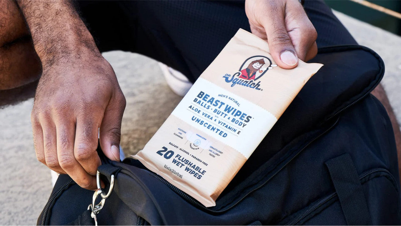 Dr. Squatch Unscented Wipes