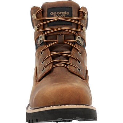 Georgia Boot Men's Core 37 Steel Toe Waterproof Work Boot - 6 inch