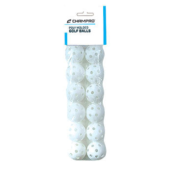 Champro White 5" Ploy Golf Balls - White