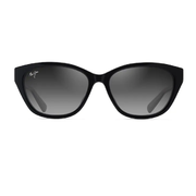 Maui Jim Punono Polarized Sunglasses - Gloss Black with Neutral Grey Lens