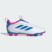 Adidas Goletto IX FG/MG Soccer Cleats - White/Royal/Pink