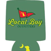 Local Boy Front Pin Koozie