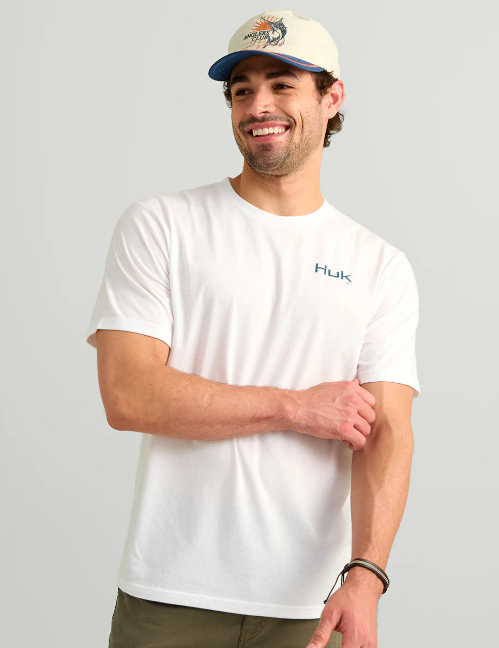 Huk Men's KC Americana Tee - White