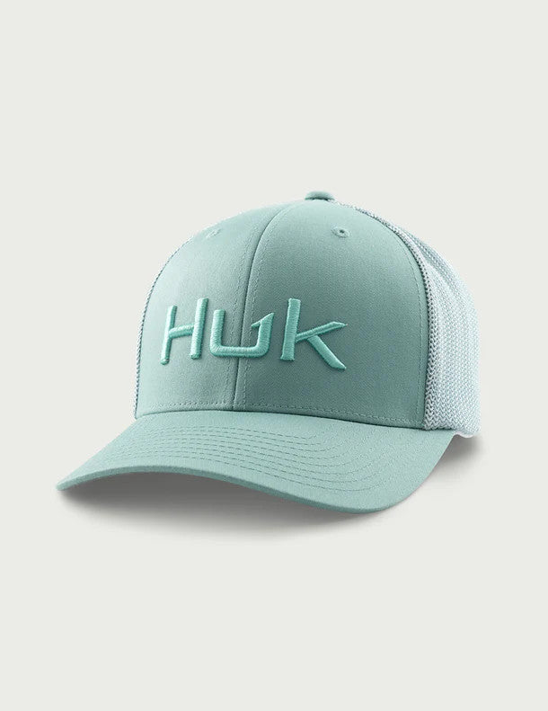 Huk Men's Embroidered 110 Trucker Hat - Mineral Blue