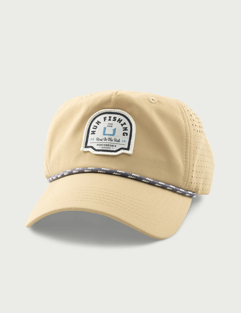 Huk Men's Patch Performance Rope Hat - River Rock