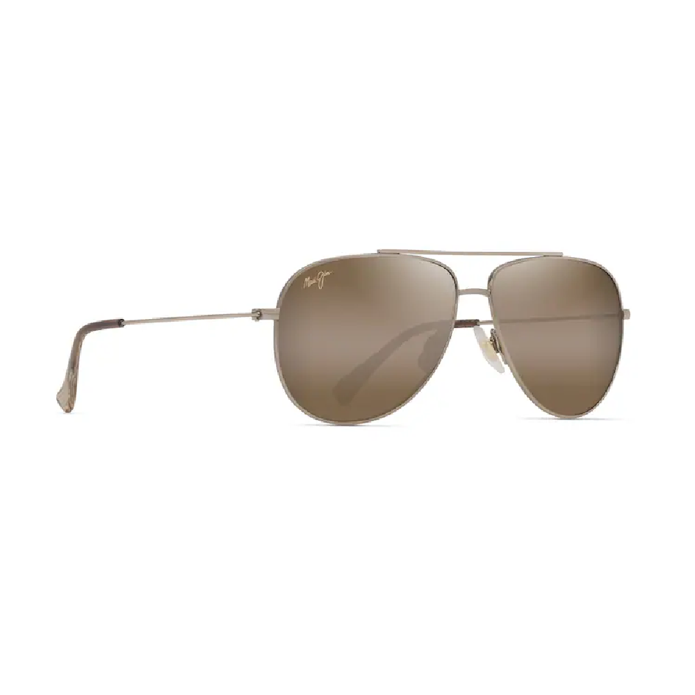 Maui Jim Hauoli XS Polarized Sunglasses Light Gold Frame with HCL Bronze Lens