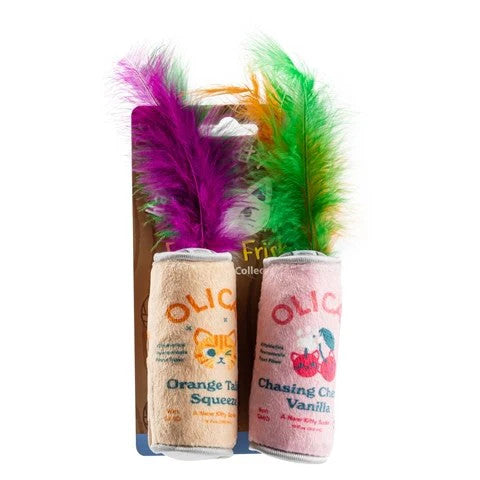 Haute Diggity Kitty Olicat Cherry + Orange Cat Toy