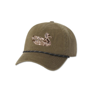 Southern Marsh Ensenada Rope Hat Camo Duck - Dark Olive