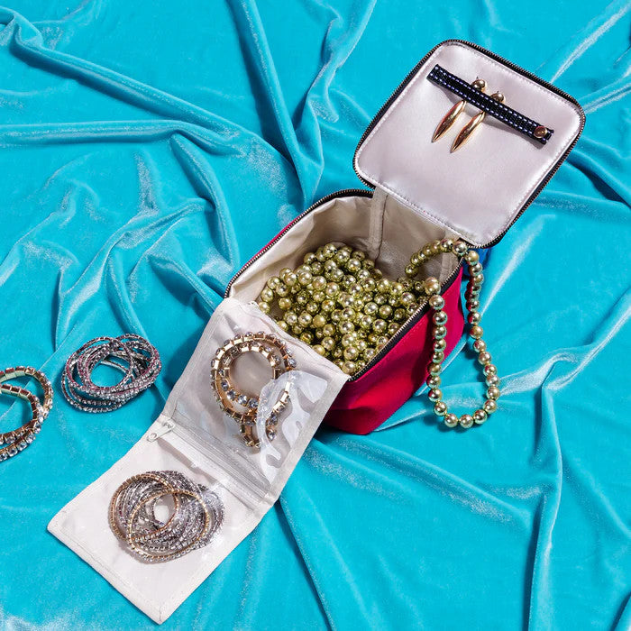 Scout Hidden Gem Jewelry Case - Pink Velvet