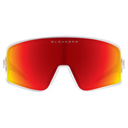 Blenders Eclipse Hot Rageous Polarized Sport Sunglasses – Crystal Clear Frame/Red Mirrored