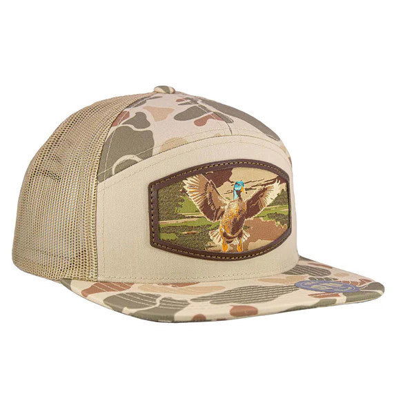 Zep-Pro Mallard Patch Camo 7 Panel Trucker Hat