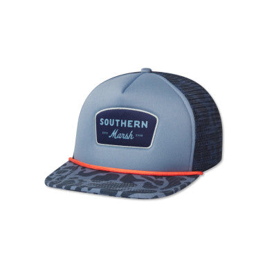 Southern Marsh Youth Pintail Trucker Hat - Retro Camo - Slate