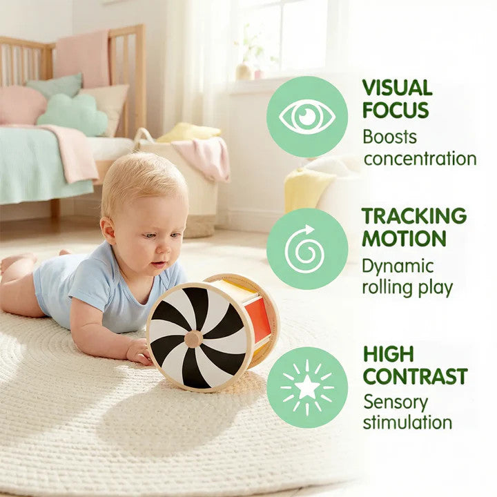 Hape Toys Spinning Drum with Mirror