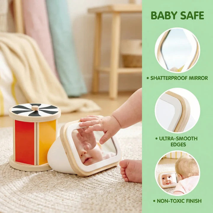 Hape Toys Spinning Drum with Mirror