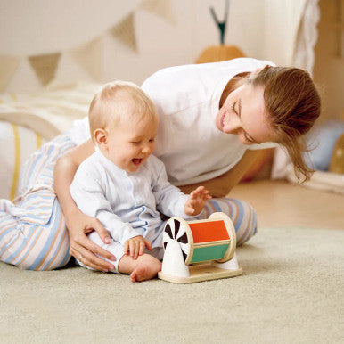 Hape Toys Spinning Drum with Mirror