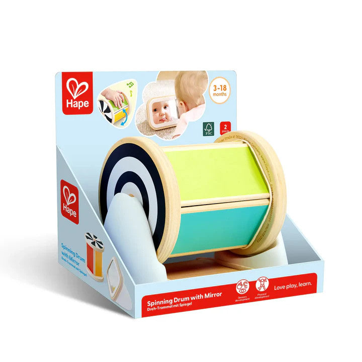 Hape Toys Spinning Drum with Mirror