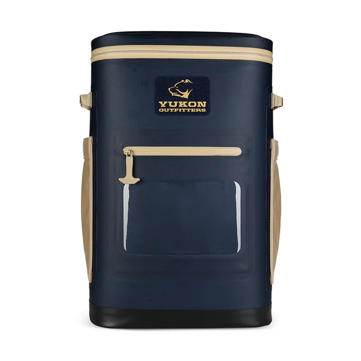 Yukon Outfitters Hatchie Backpack Cooler - Navy/Tan